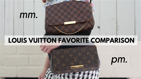 louis vuitton favorite pm vs mm|lv graceful mm vs pm.